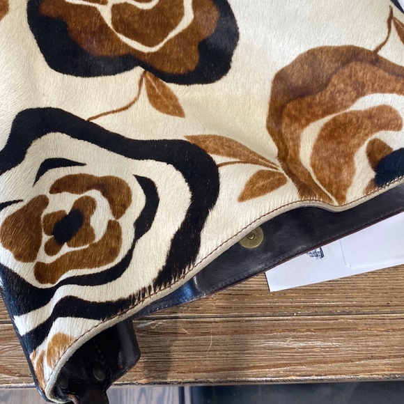 Maurizio Taiuti Tote Bag Floral Printed Calf Hair - Picture 8 of 17